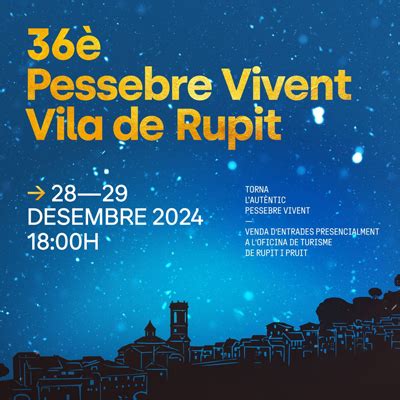 36è Pessebre Vivent Vila de Rupit